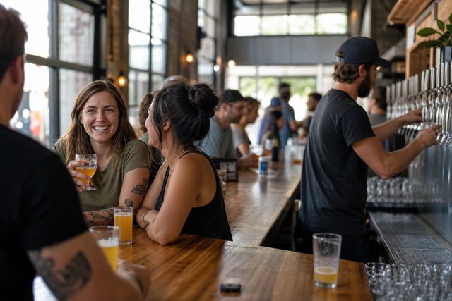 Brewery website example by PageFront