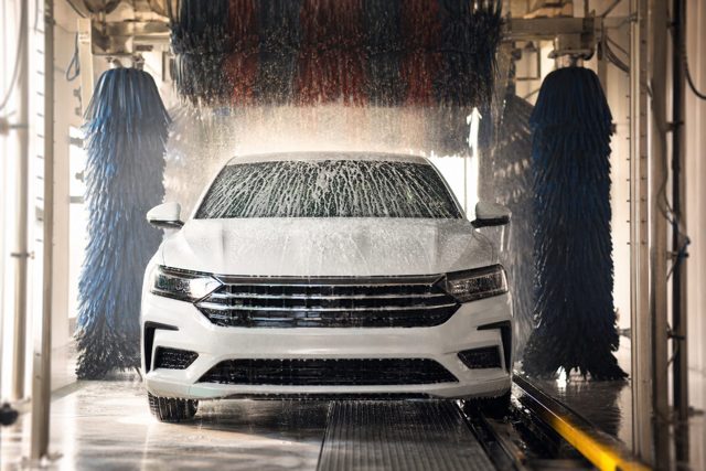 Car wash website example by PageFront