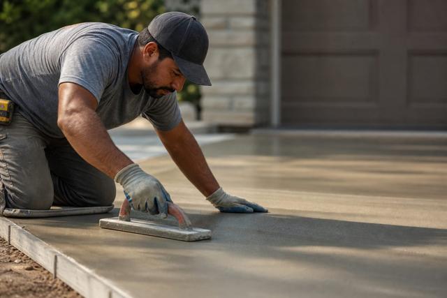 Concrete and masonry website example by PageFront