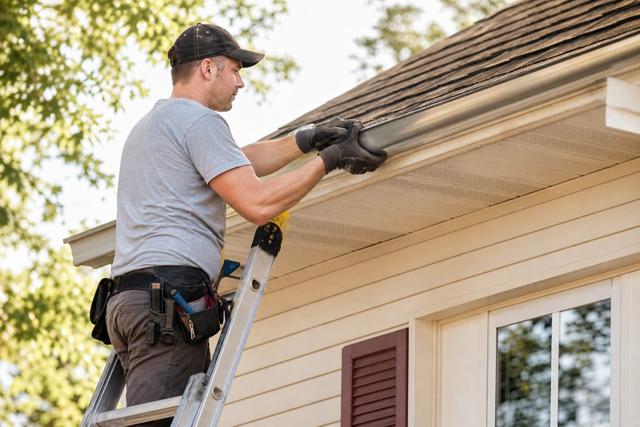 Gutter service website example by PageFront