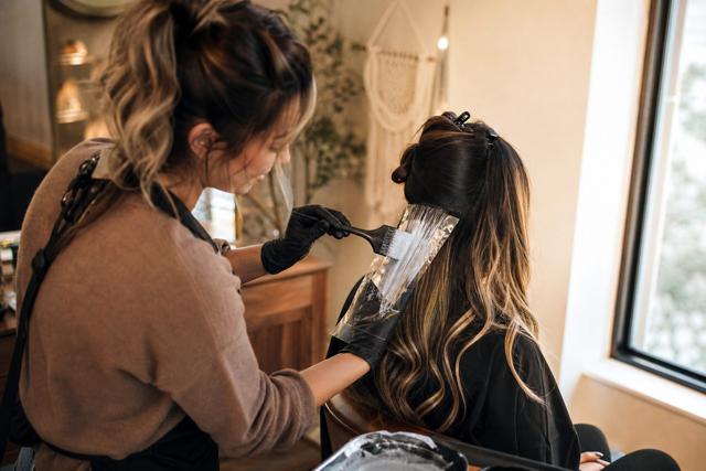 Hair stylist website example preview
