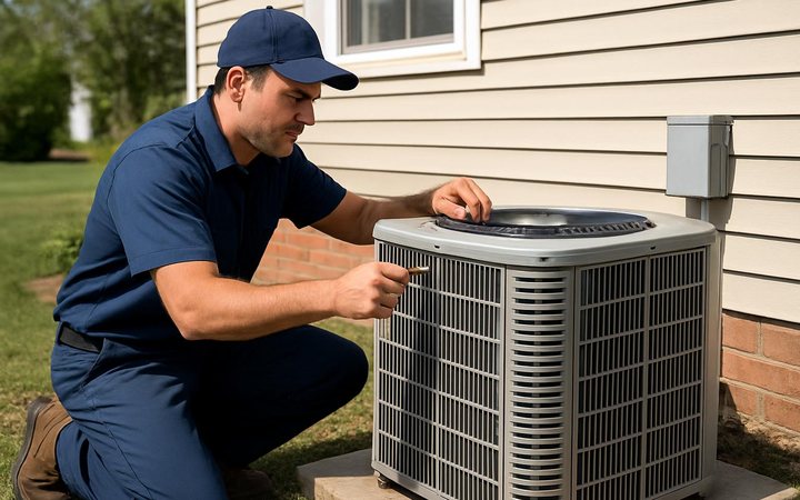 HVAC Company website example by PageFront