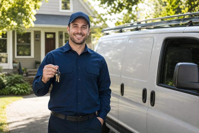 Locksmith website example by PageFront