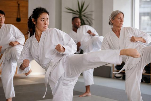 Martial arts school website example by PageFront
