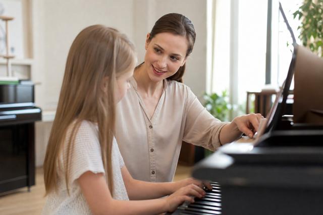 Music lessons website example by PageFront