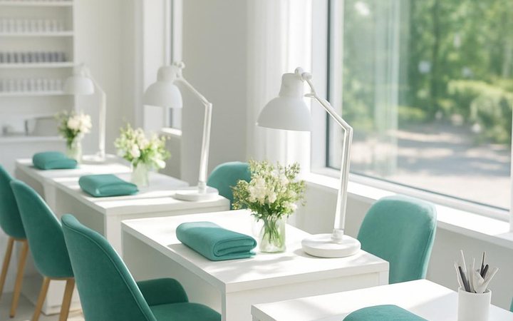 Nail Salon website example by PageFront