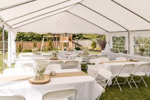 Party rental website example by PageFront