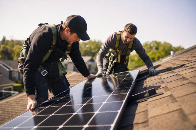 Solar installer website example by PageFront