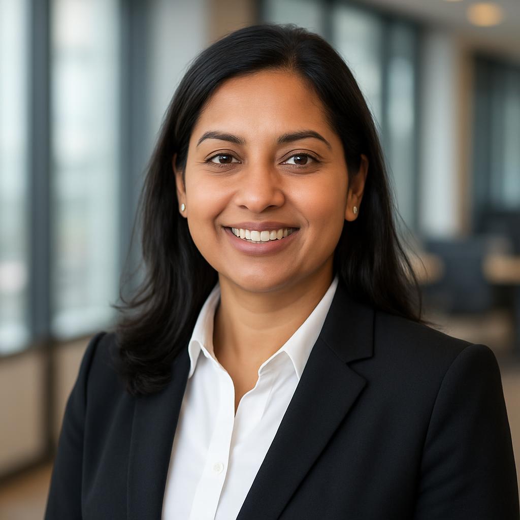 Nina Patel, Senior Bookkeeper