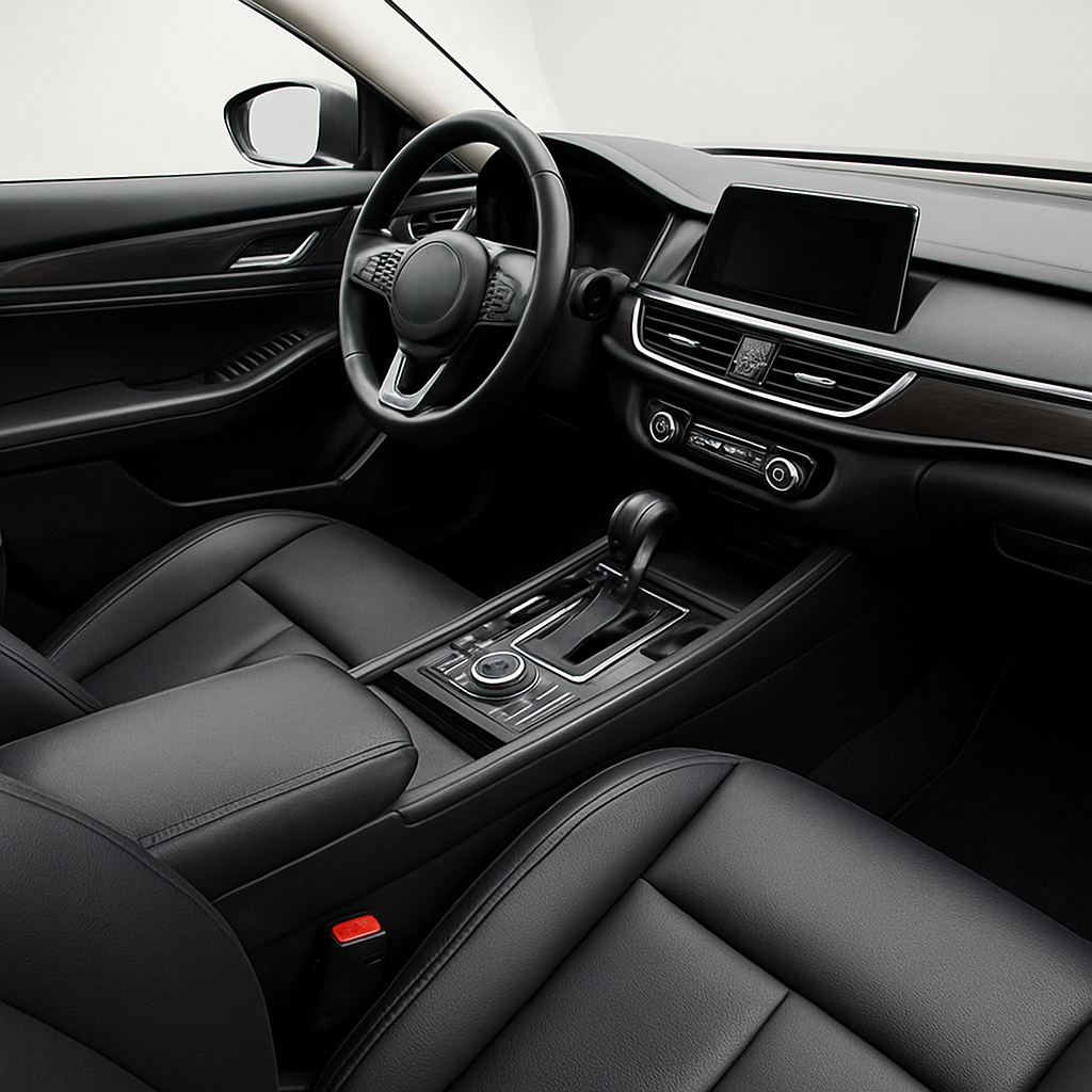 Spotless detailed car interior at Summit Shine Auto Detailing