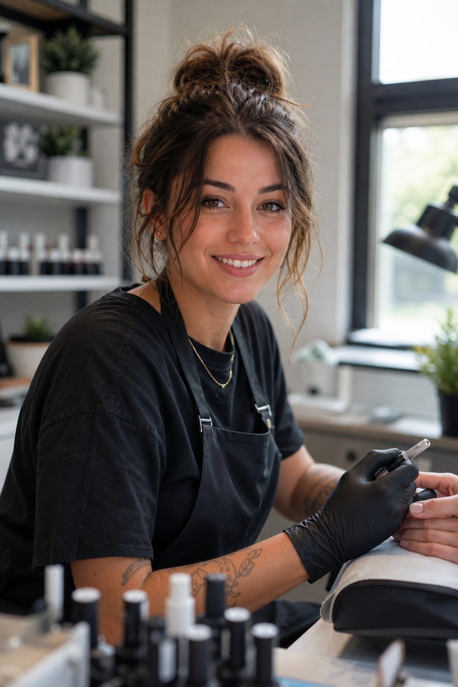 Riley Quinn, nail tech and owner of Nova Nail Studio in Denver